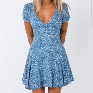 Princess Polly Blue Floral Sundress